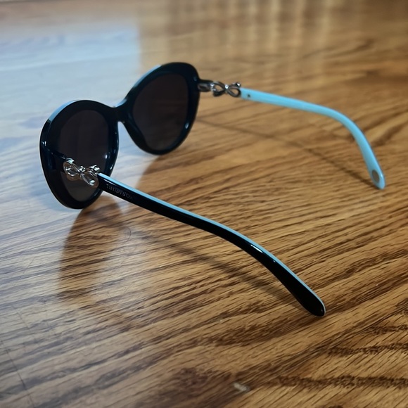 Tiffany & Co. Black sunglasses and case - Picture 6 of 7